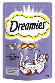 Dreamies Ördekli Kedi Ödül Maması 60 Gr – Çıtır Dışı Yumuşak İçi Lezzet