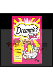 Dreamies Mix İç Dolgulu Sığır Etli & Peynirli Kedi Ödül Bisküvisi 60 Gr – Çıtır ve Yumuşak Dolgulu