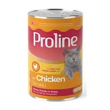 Proline Tavuklu Sos İçinde Gravy Yetişkin Kedi Konservesi 400 Gr – Parça Etli Yaş Mama