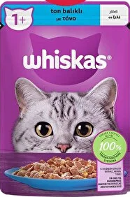 Whiskas Pouch Gravy Soslu Ton Balıklı Yetişkin Kedi Maması 85 gr – Lezzetli Islak Mama