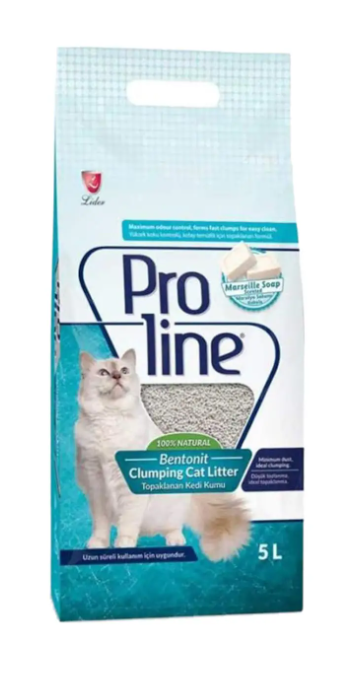 🐾 Pro Line Marseille Soap Kedi Kumu 10L – Doğal, Yüksek Emicilik ve Koku Giderici