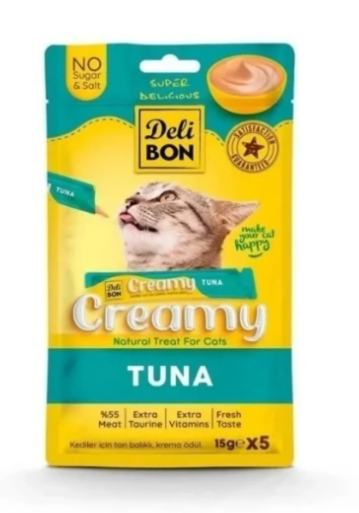 🐾 Delibon Ton Balıklı Kedi Ödül Maması 15g 5’li Paket – Lezzetli ve Besleyici Atıştırmalık