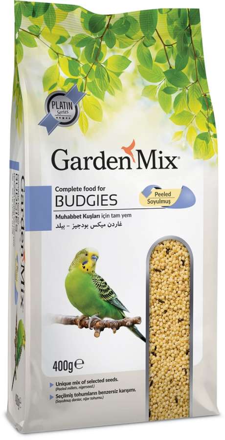 🐦 Garden Mix Platin Soyulmuş Muhabbet Kuşu Yemi 400 Gr