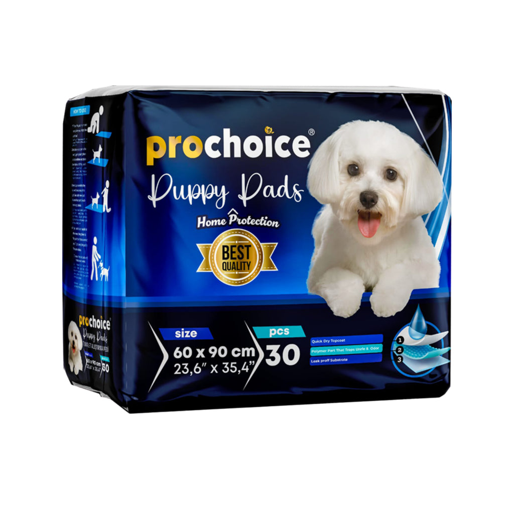 🐾 ProChoice Puppy Pad 60×90cm – Yavru Köpek Eğitim Pedi 10’lu