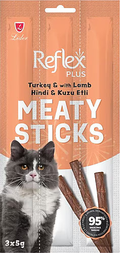 🐾 Relex Plus Kedi Ödül Sticks Hindi & Kuzu 3,5g – Lezzetli ve Besleyici Atıştırmalık