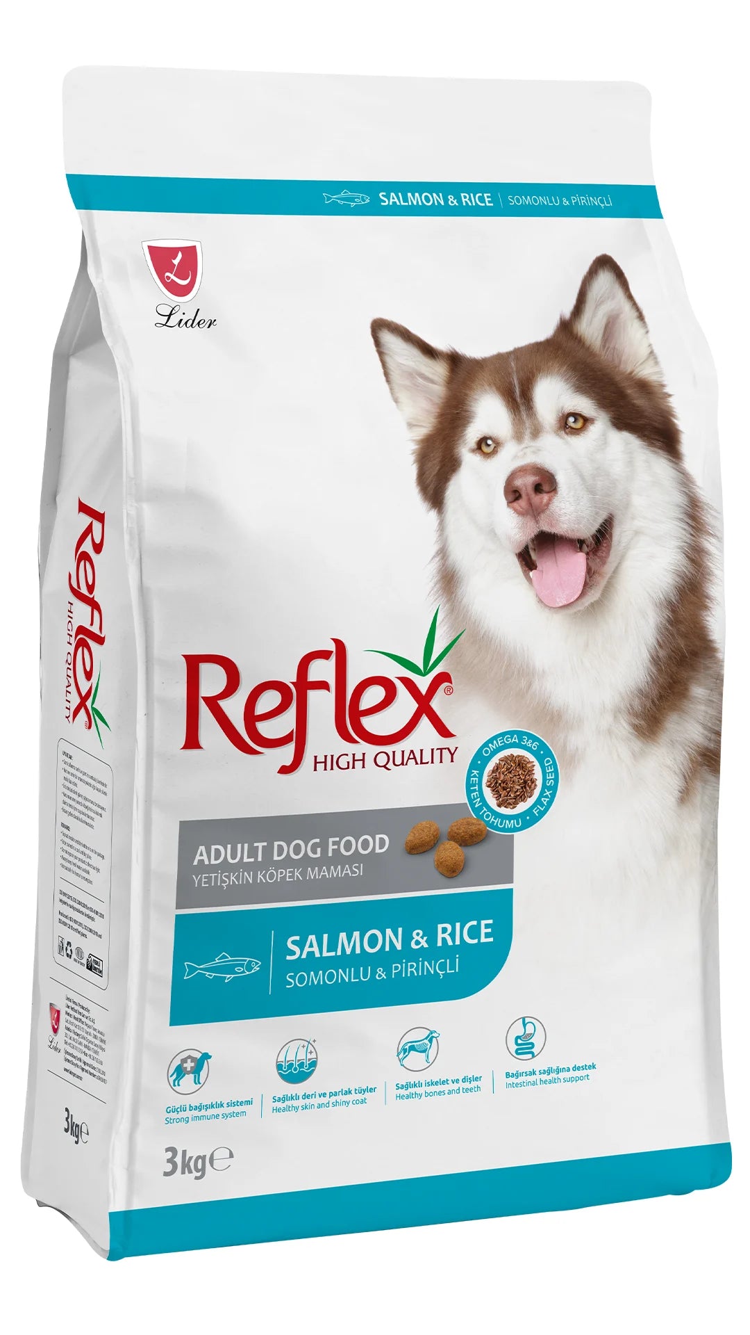 🐶 Reflex Balıklı & Pirinçli Yetişkin Köpek Maması 3 Kg