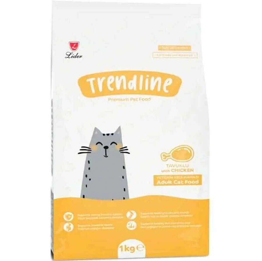 🐱 Trendline Tavuklu Yetişkin Kedi Maması 1 Kg